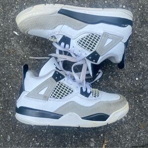 Jordan 4 Retro Military Black PreSchool